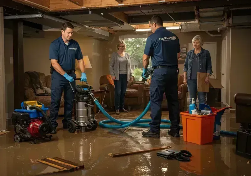 Basement Water Extraction and Removal Techniques process in Lineville, AL